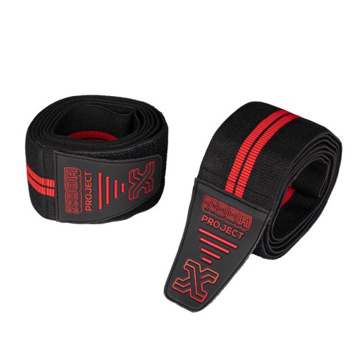 Knee Wraps - Black Red